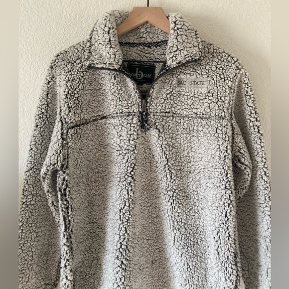 Sacramento State Hornets Quarter Zip Sherpa Fleece Pullover Jacket - Picture 3 of 8